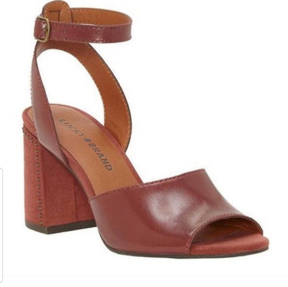 Lucky Brand Shoes - NEW no Box Lucky Brand Verlena  Leather Sandals in Burgandy size 8.5